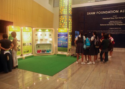 Our display at GTA Seminar held at  National University of Singapore (NUS)
